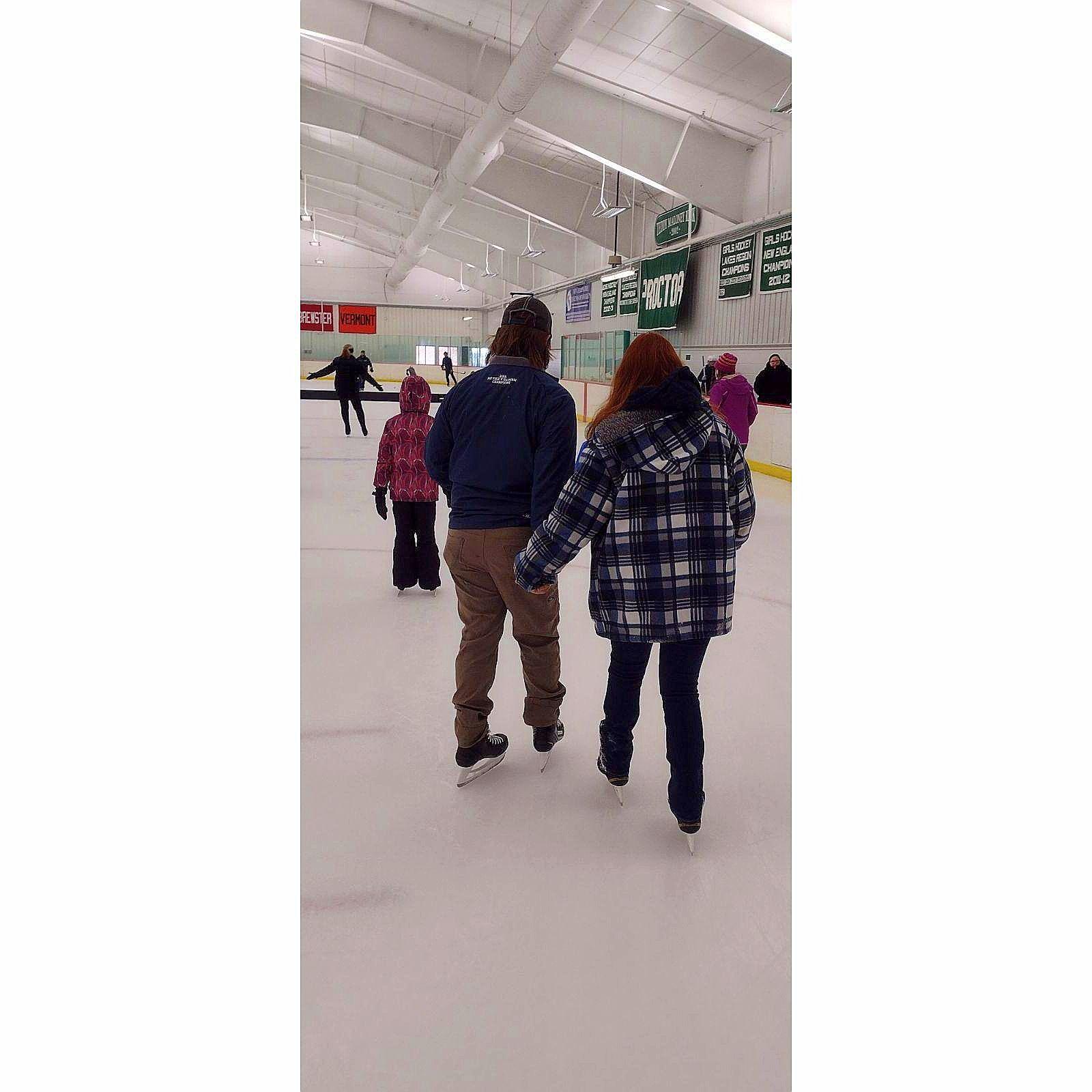 He helped me get better at skating! Now we go almost every weekend in the winter