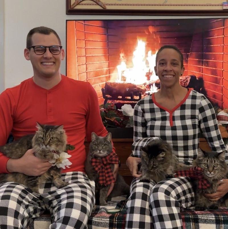 Kevin became a cat person