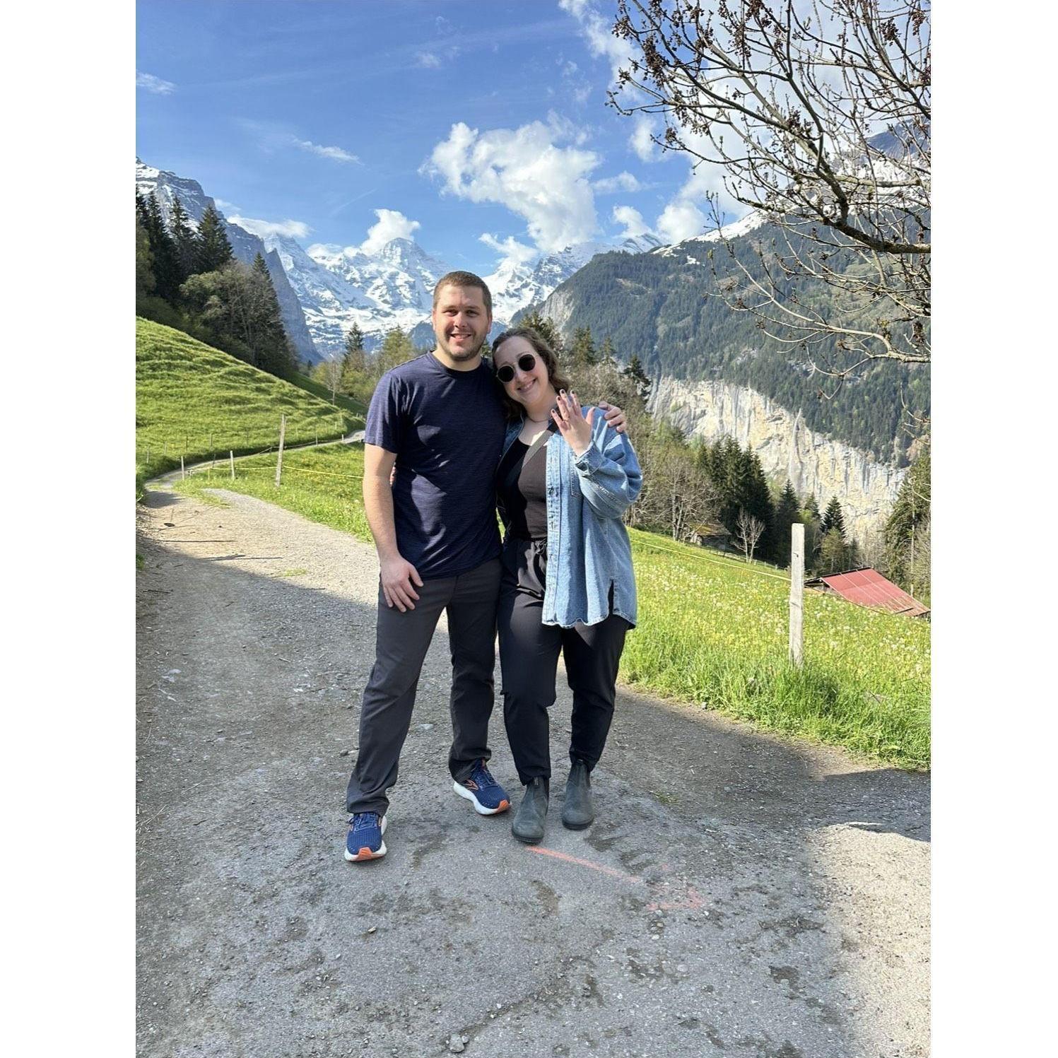 Getting engaged in Switzerland