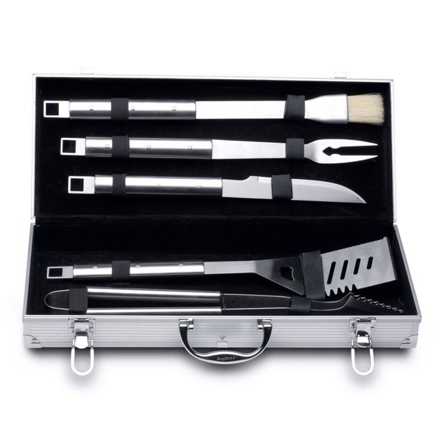 BergHOFF® Cubo 6-Piece Stainless Steel BBQ Set with Case