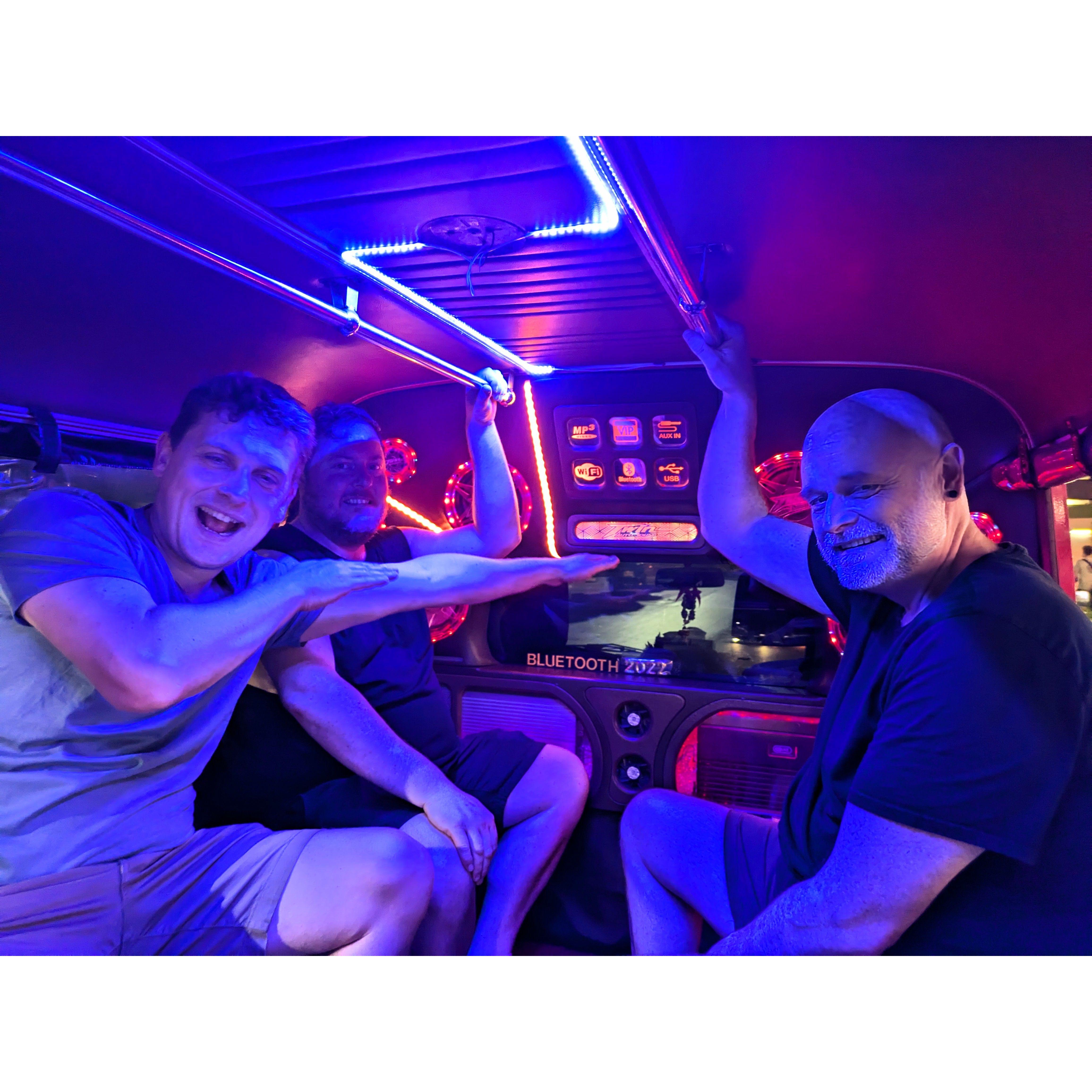 Tuk-tuk (fun local taxi)
