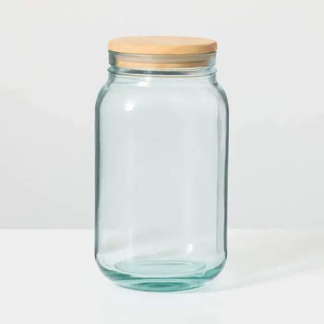 64oz Canister Recycled Glass - Hearth & Hand™ with Magnolia