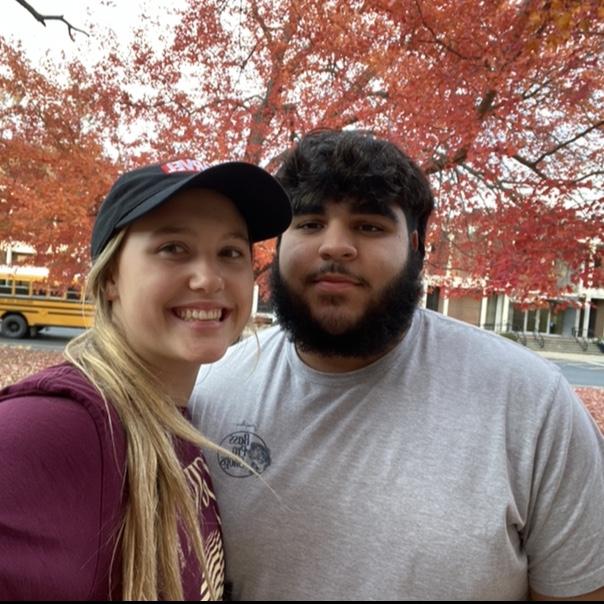 Our first selfie starting college together at Morehead State University!
