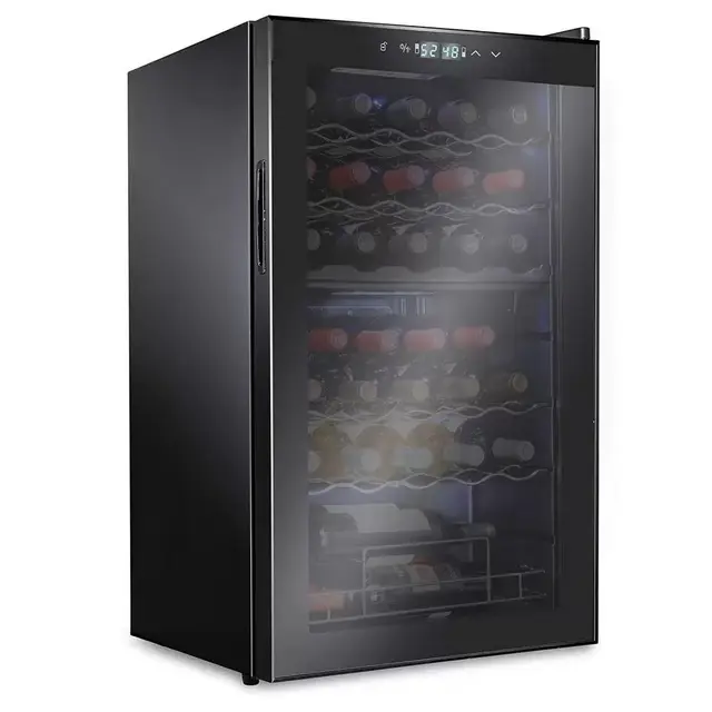 Ivation 33-Bottle Dual Zone Compressor Wine Cooler