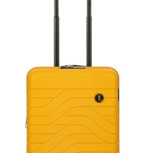 Bric's B|Y Ulisse Carry-On Luggage with Spinner Wheels – Airline Approved Hard Shell Suitcase, TSA Combination Lock & USB Port - Removeable Wash Bag Included - 21 Inch, Mango