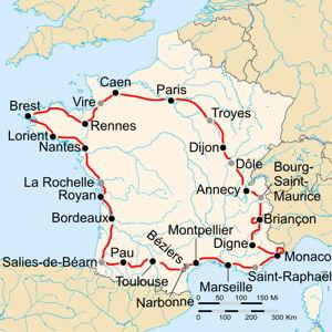Train to French Alps for Tour de France