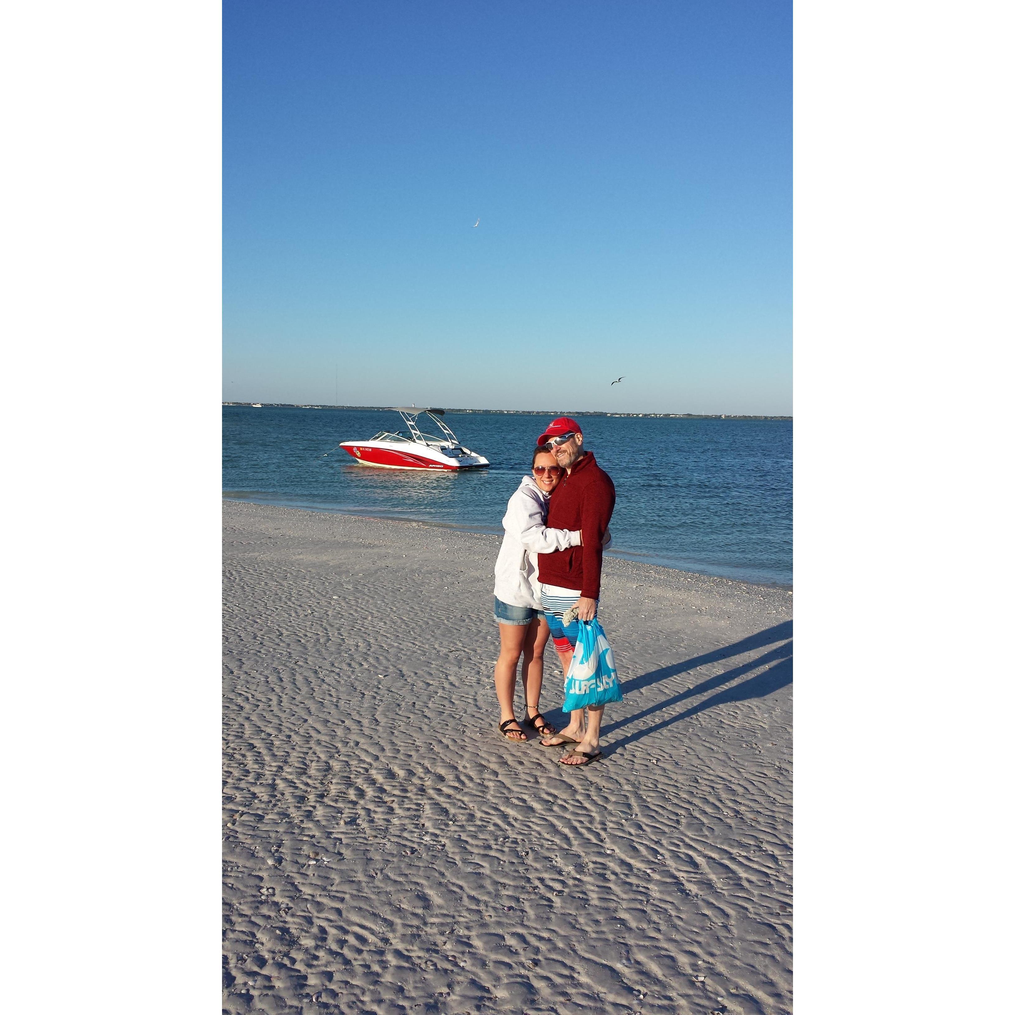 Clearwater Beach, FL - Our first vacation together April 2017