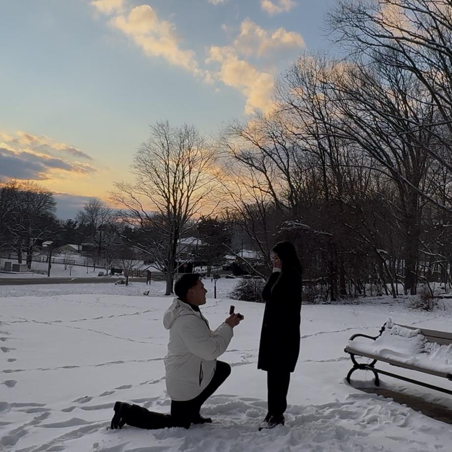 Popped the question! 😁