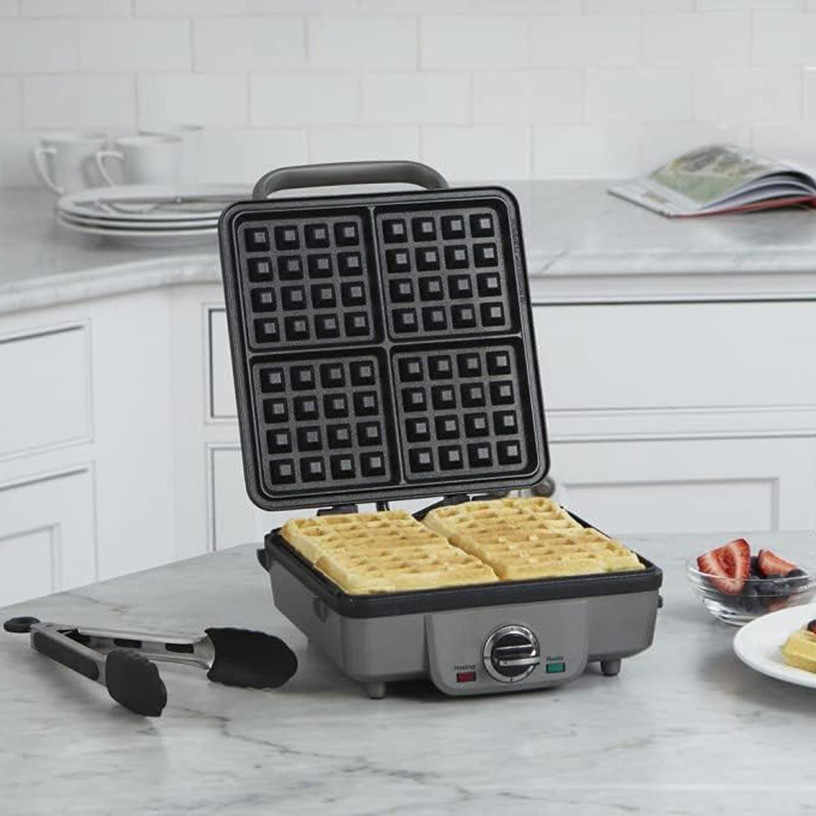 Cuisinart, 4-Slice Belgian Waffle Maker with Pancake Plate