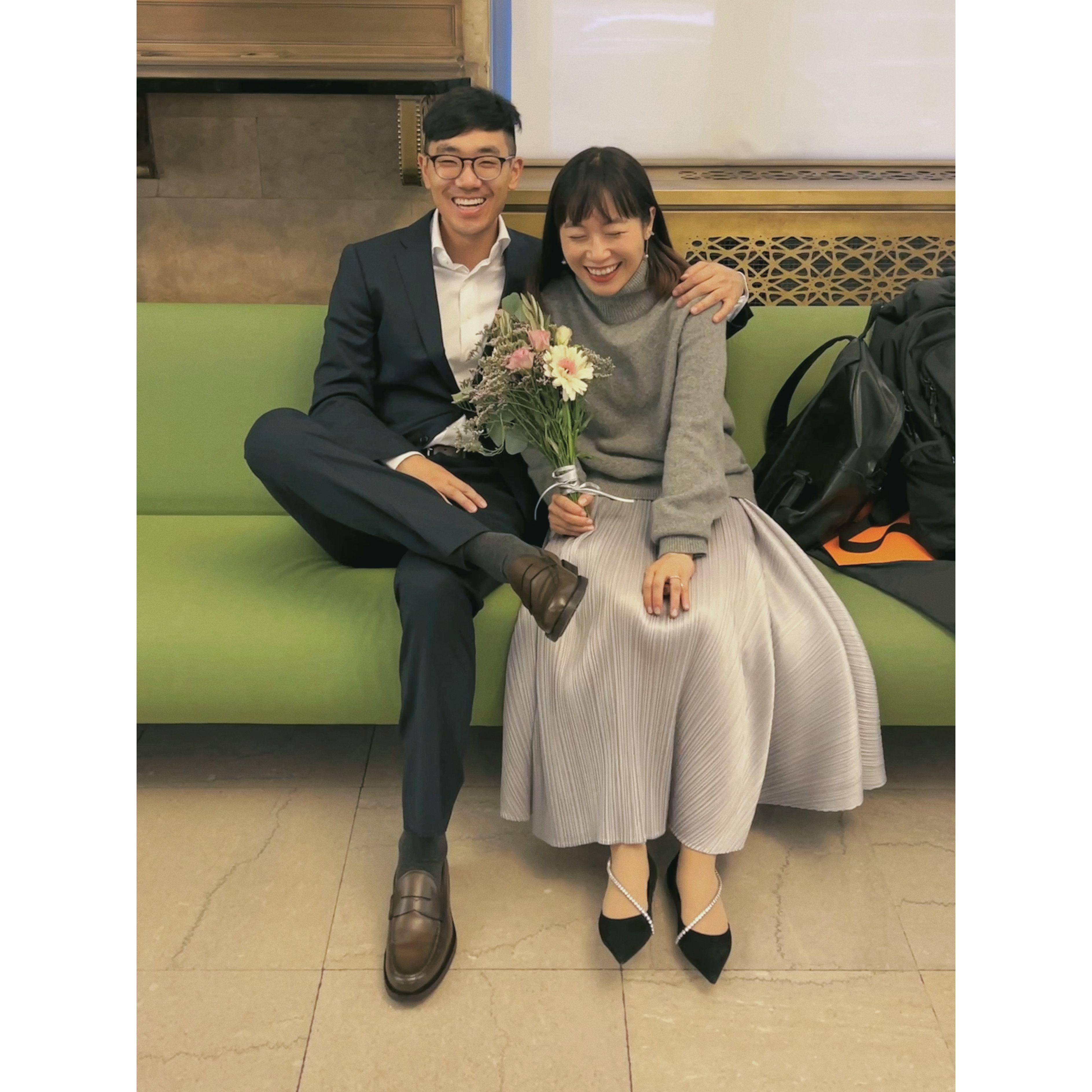 Getting Marriage Certificate in NYC City Hall, 2022 Dec