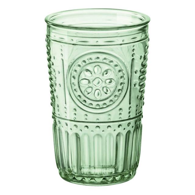 Bormioli Rocco Romantic Water Glass Set Of 4 10.25 oz (Pastel Green)