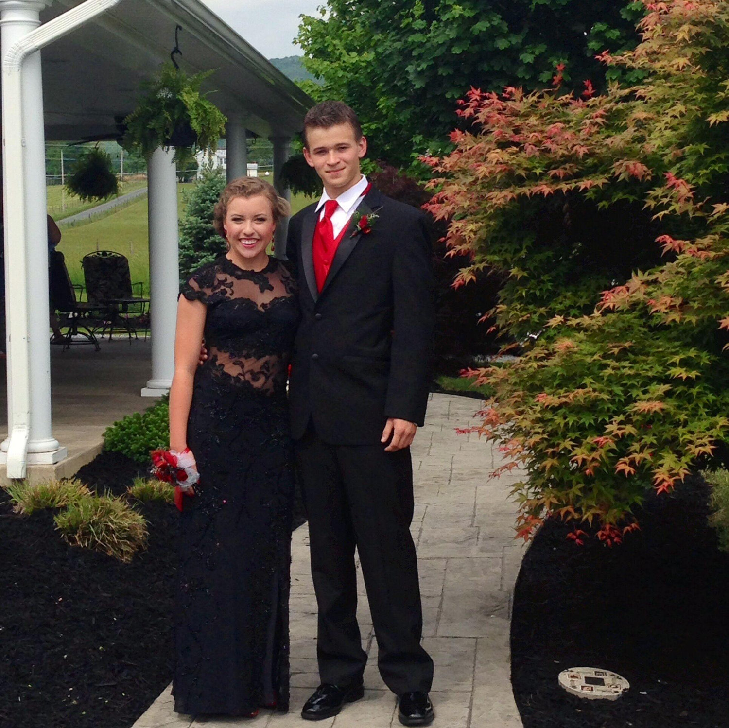 The start of our forever.🤍 Nathan's junior prom.