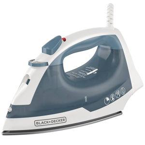 BLACK+DECKER Easy Steam Compact Iron for Clothes, Automatic Shutoff, Nonstick Plate, Light Weight, 1200 Watts