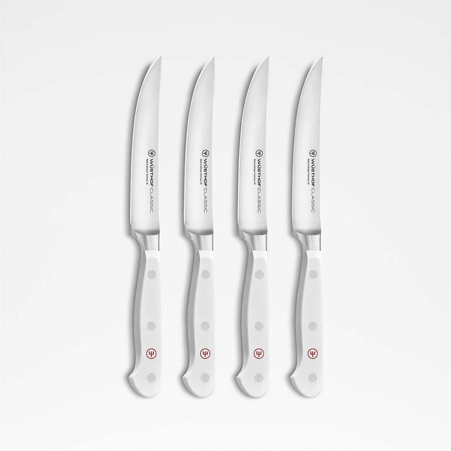 Wusthof Classic White Steak Knives, Set of 4