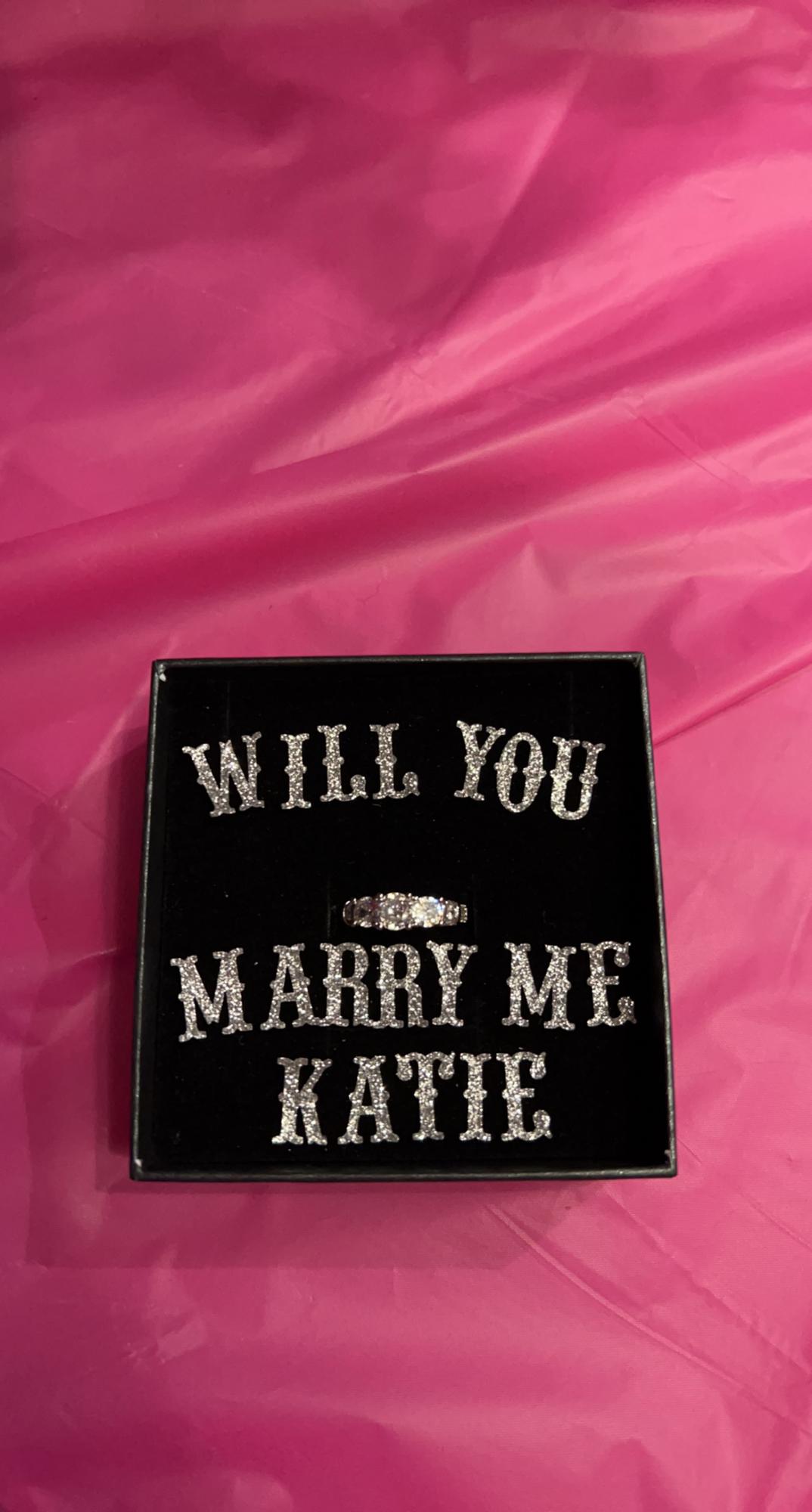 The beautiful ring and words to compliment Tim’s and my engagement that occurred on my 29th birthday 04/22/2022!