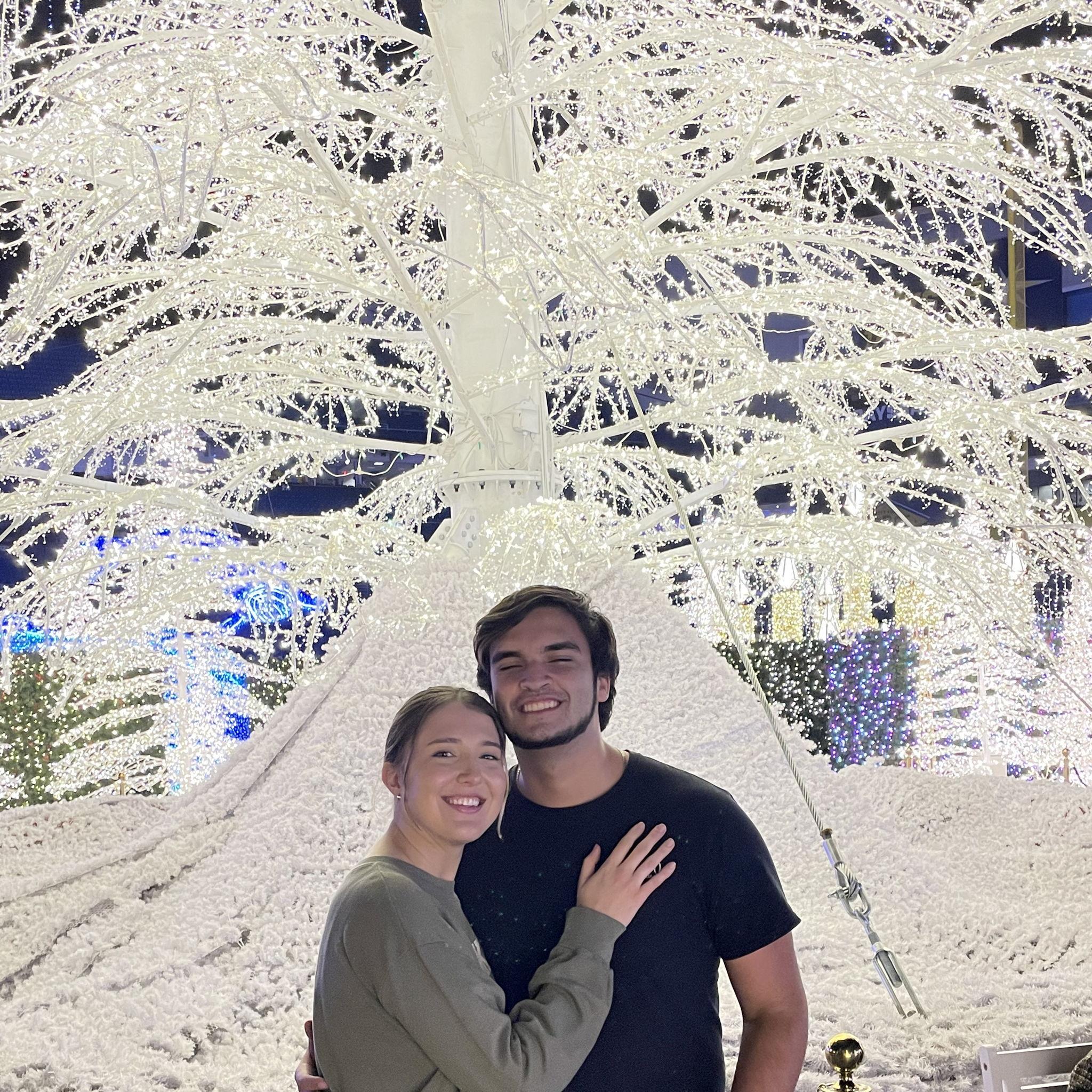 This was our first Christmas.