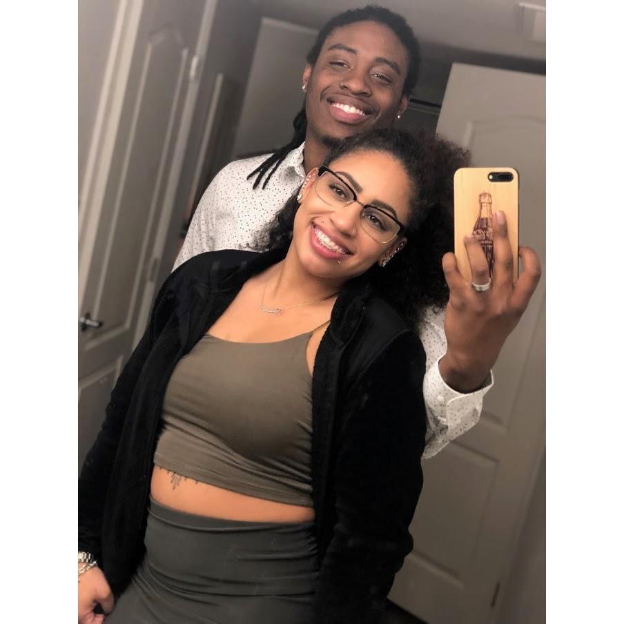 The night after we got engaged in Vegas!