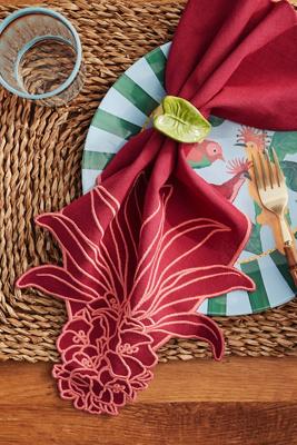 Farm Rio x Anthropologie Embroidered Napkin, Set of 2