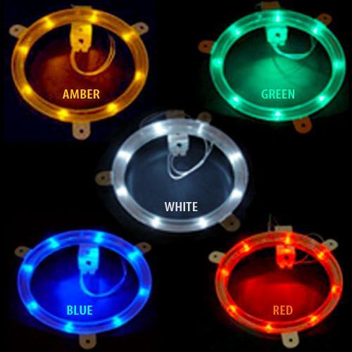 Cornhole board lights
