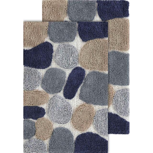 Chesapeake Pebbles 2 Piece Bath Rug Set