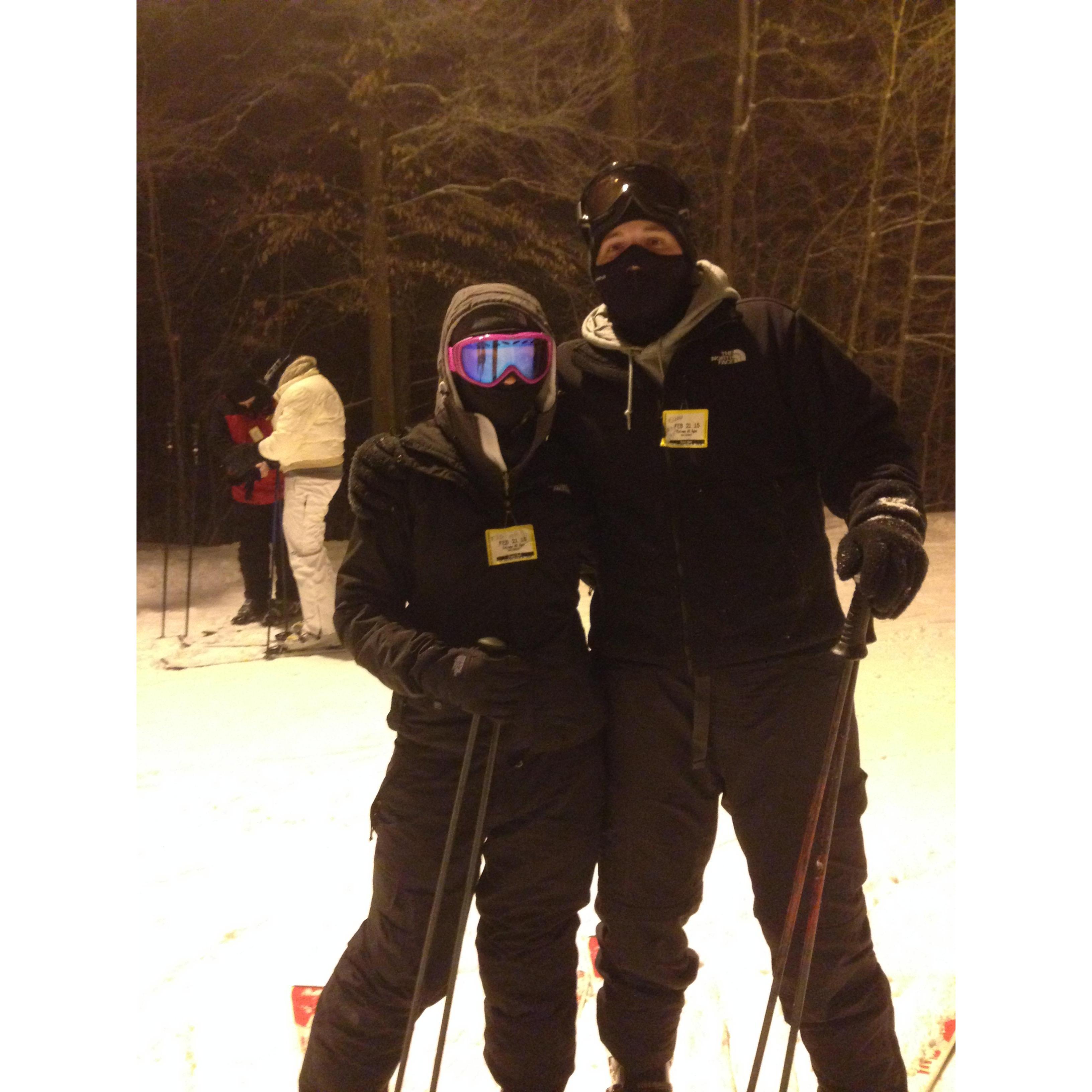 Ski adventures in Ohio January 2015