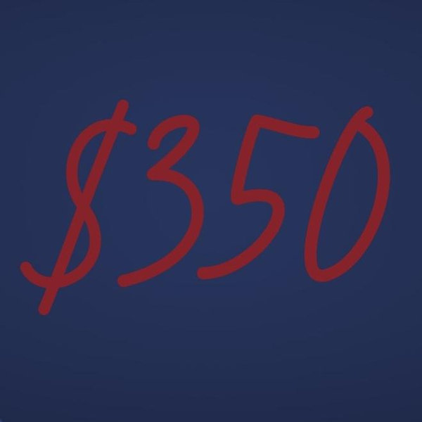 $350