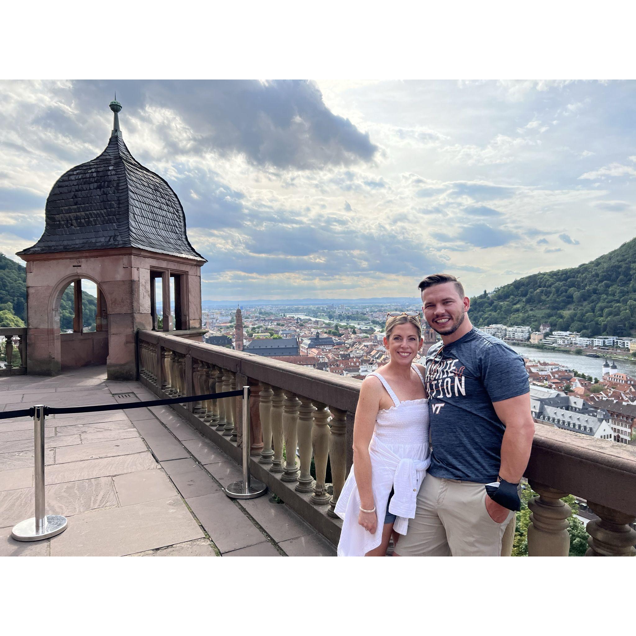 Ok, we lied. ONE more photo of Heidelberg. This time from the top of the castle!