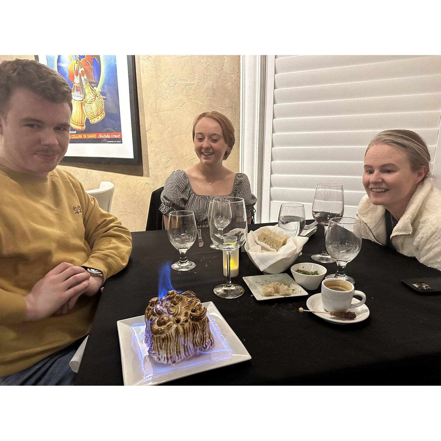 We ❤️ dessert—especially when sharing it with Zach’s mom!