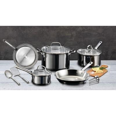 T-Fal 14pc Stainless Steel Cookware Set
