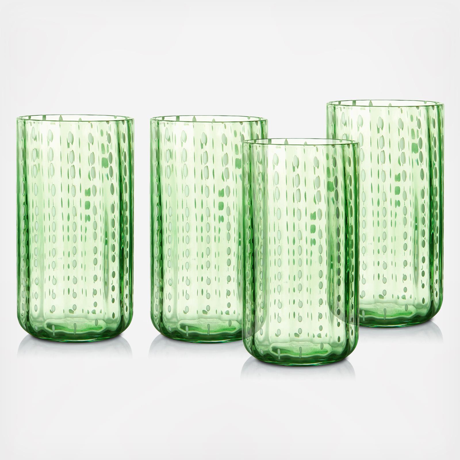 Dappled Clouds Highball Glass