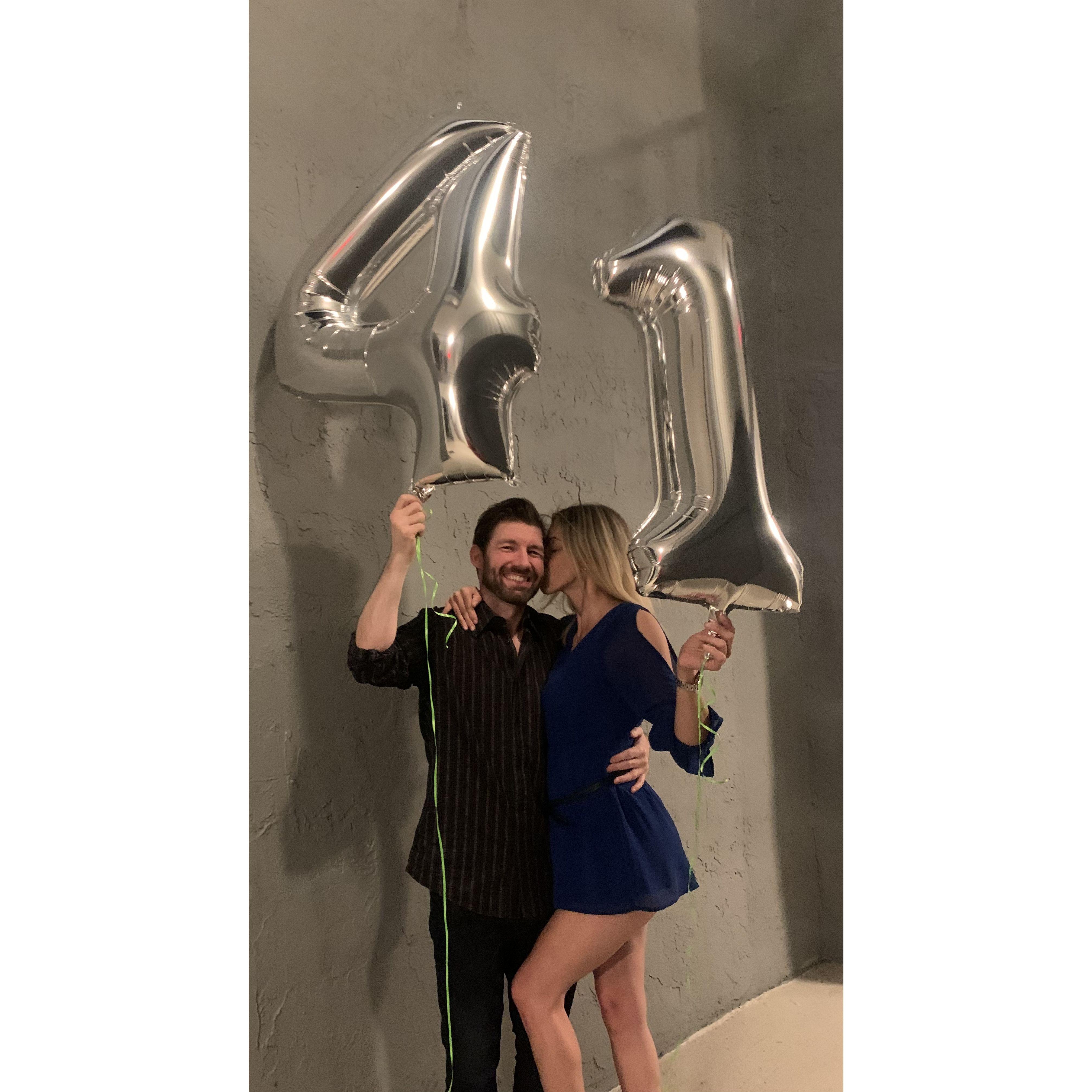 One of our favorite pictures... Michael's birthday