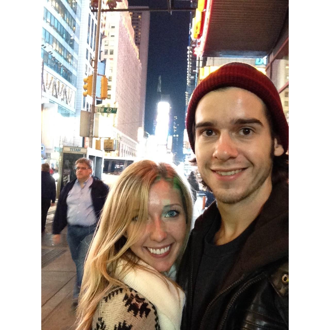 Adam’s first time in NYC!