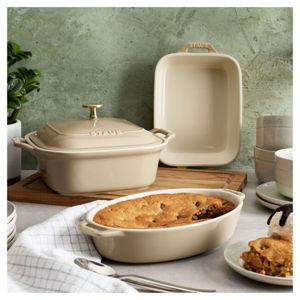 4-pc, Mixed Baking Dish Set - Sesame
