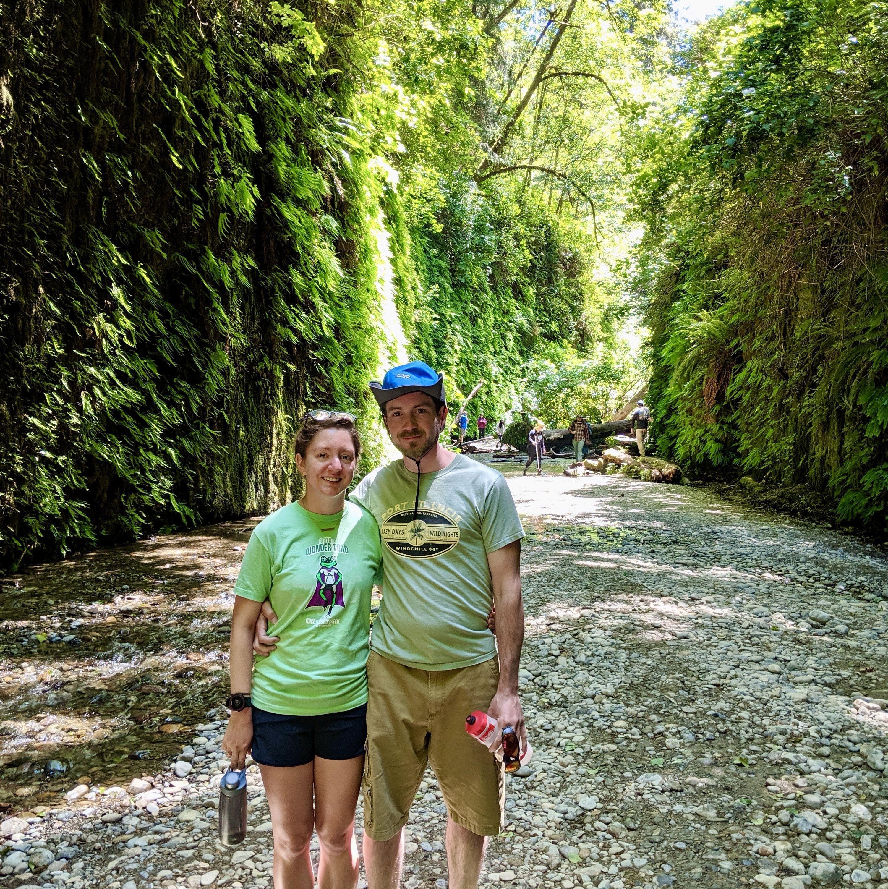 Fern Canyon near the Redwoods in CA 6/19