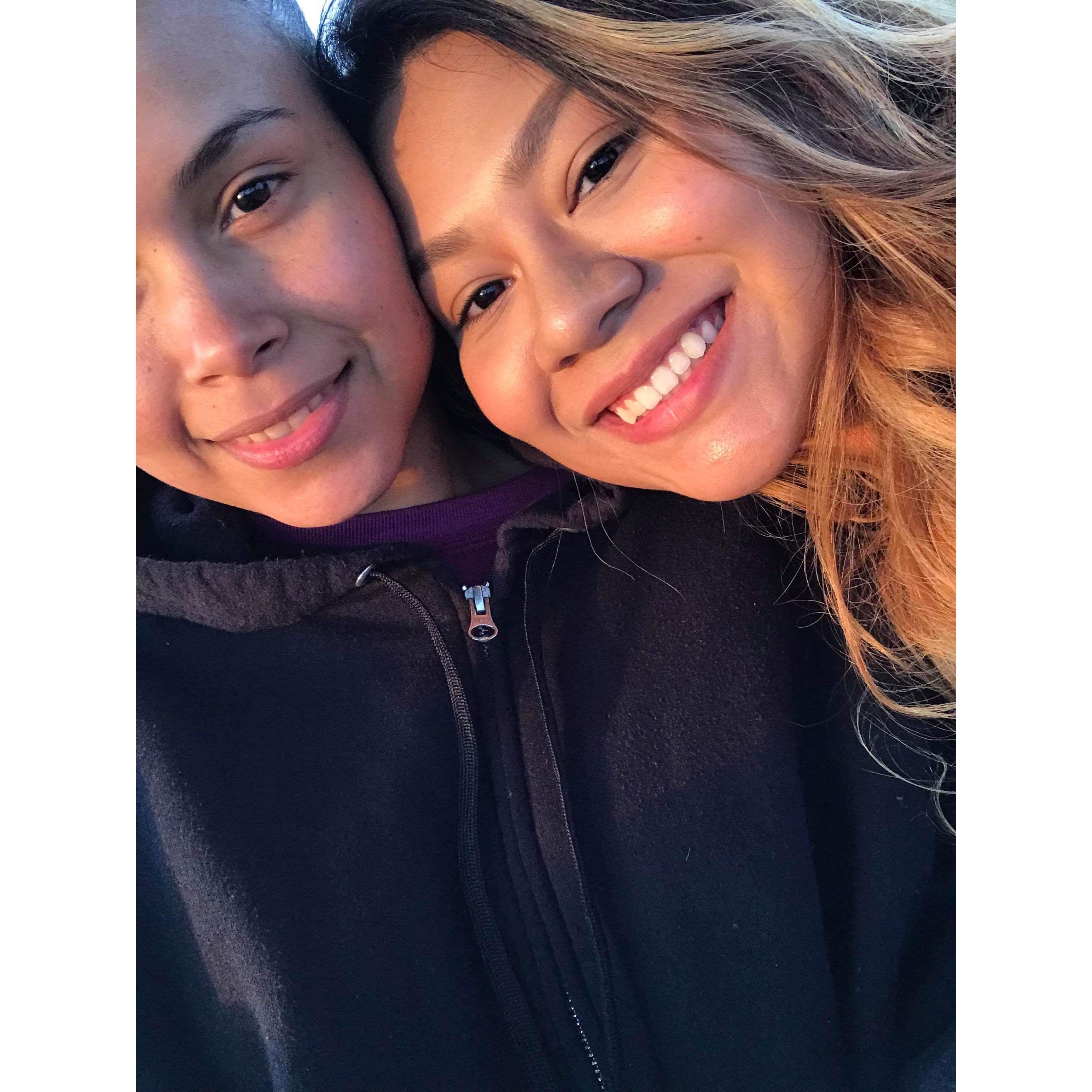 Our first picture together.