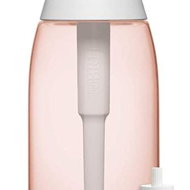 Brita Plastic Water Filter Bottle, Blush, 36 Ounce, 1 Count