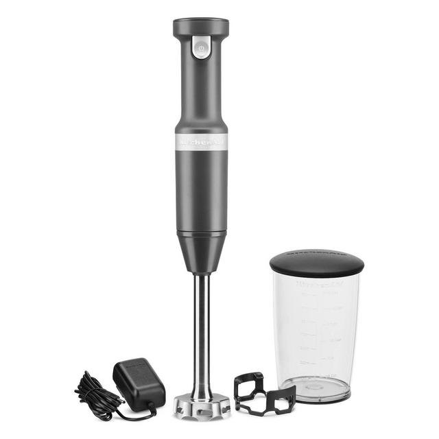 KitchenAid Variable-Speed Cordless Hand Blender - Charcoal Gray