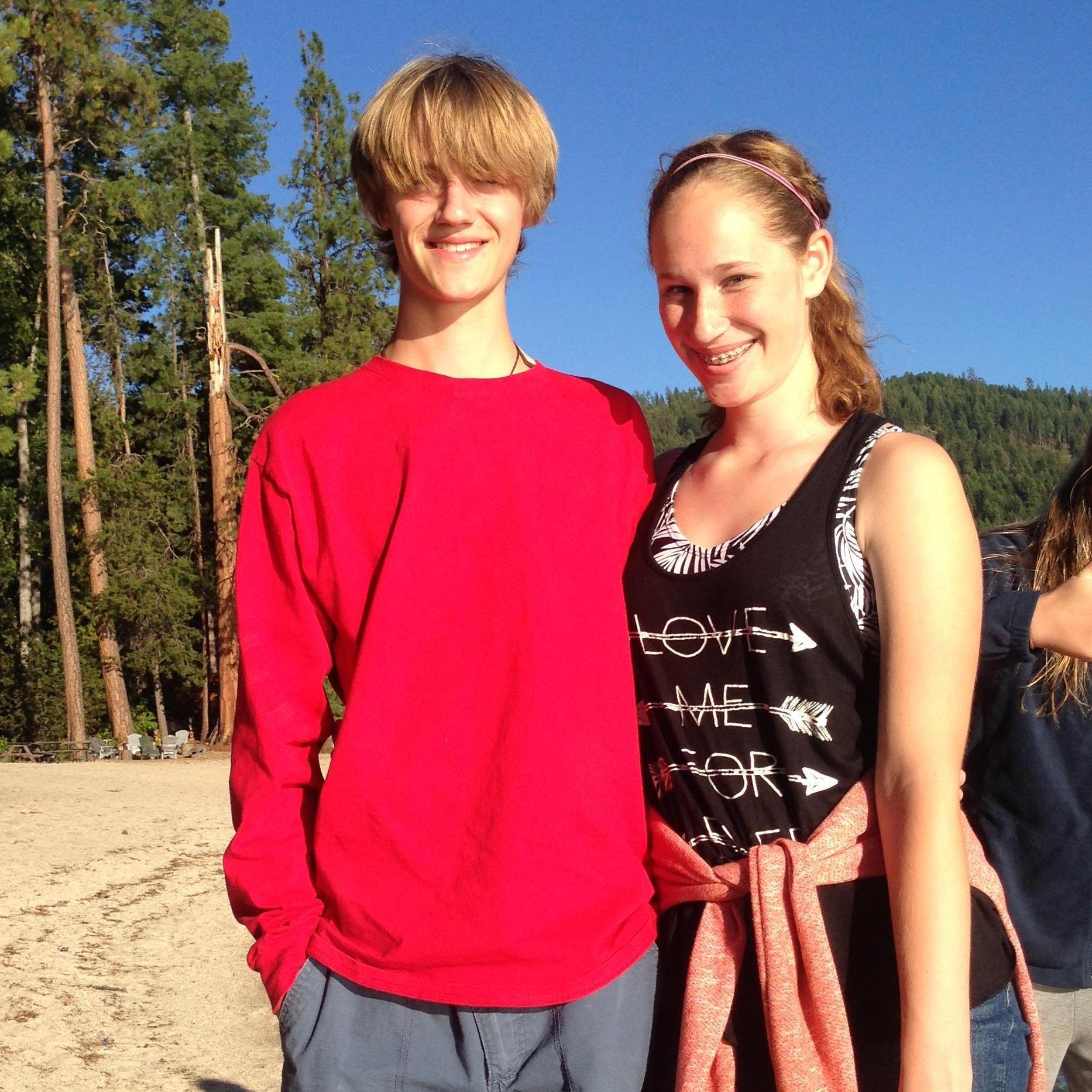 Summer at the lake during high school . . .