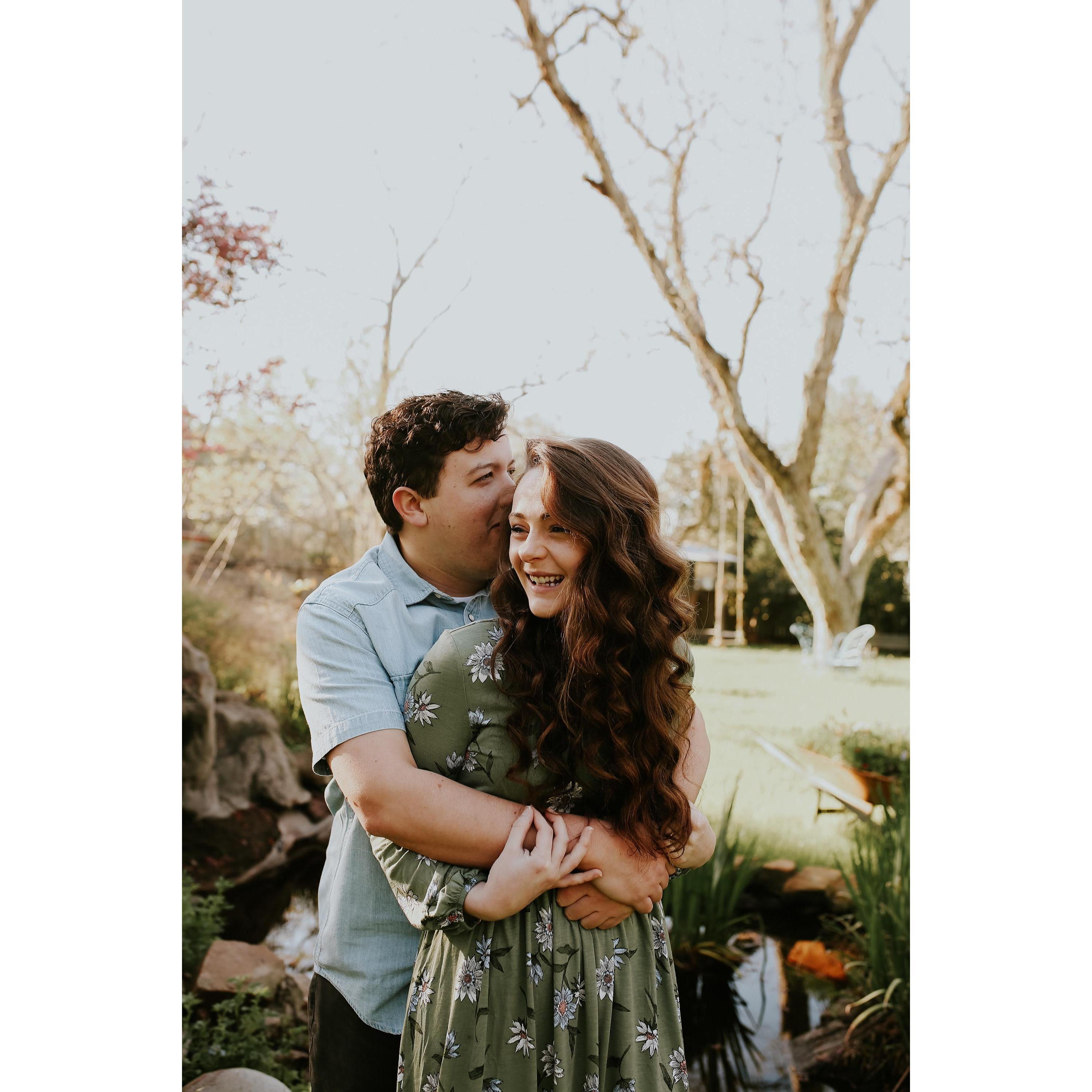 We said I love you for the first time after Zakk took this photo of us.