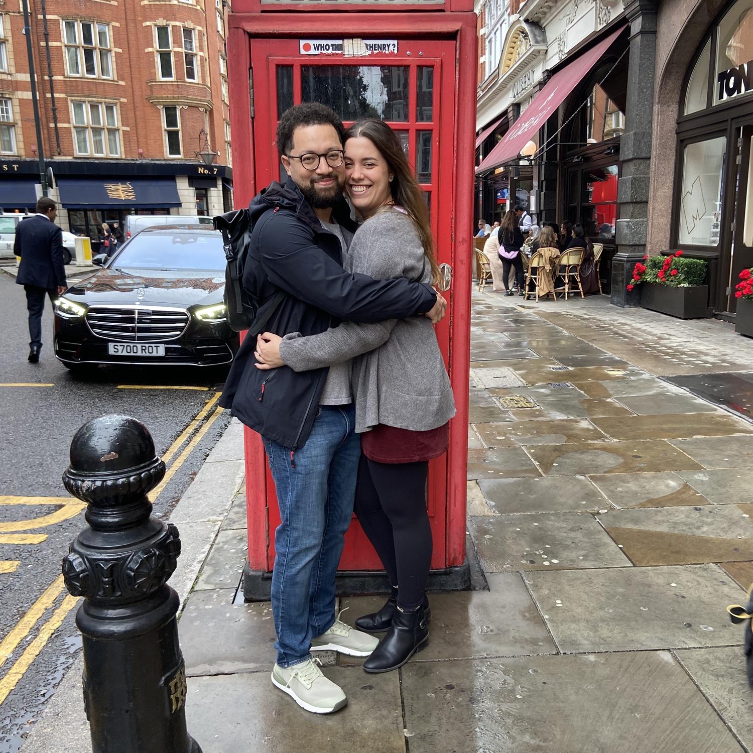 We were sooooo excited to finally enter an English phone box until we realized it smelled STRONGLY of urine.