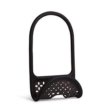 Umbra Sling Flexible Sink Caddy, Non-slip – Holds Sponge, Scrubbing Brush or Dishrag, Black