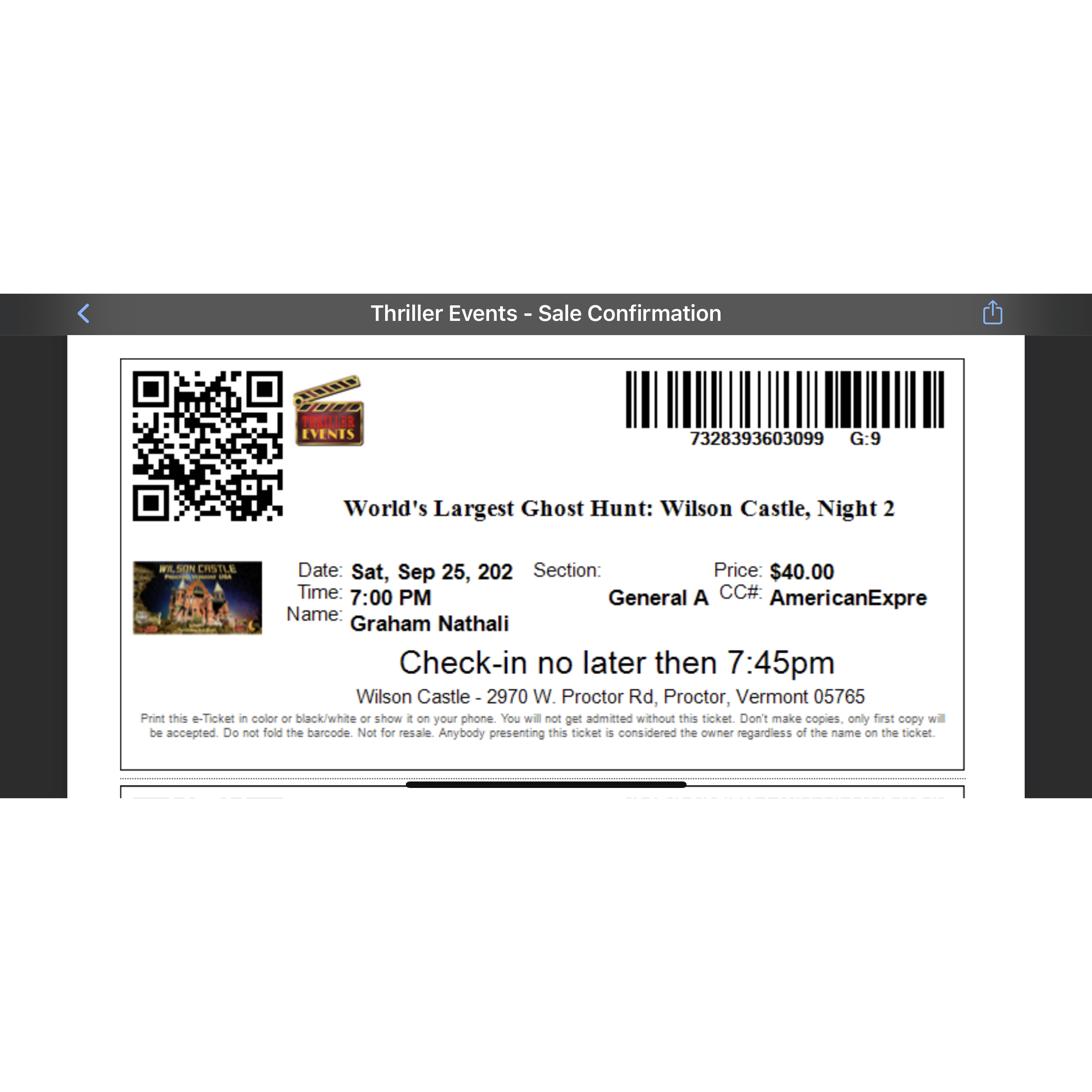 get you a guy who says yes to a ghost hunt in vermont on a whim!