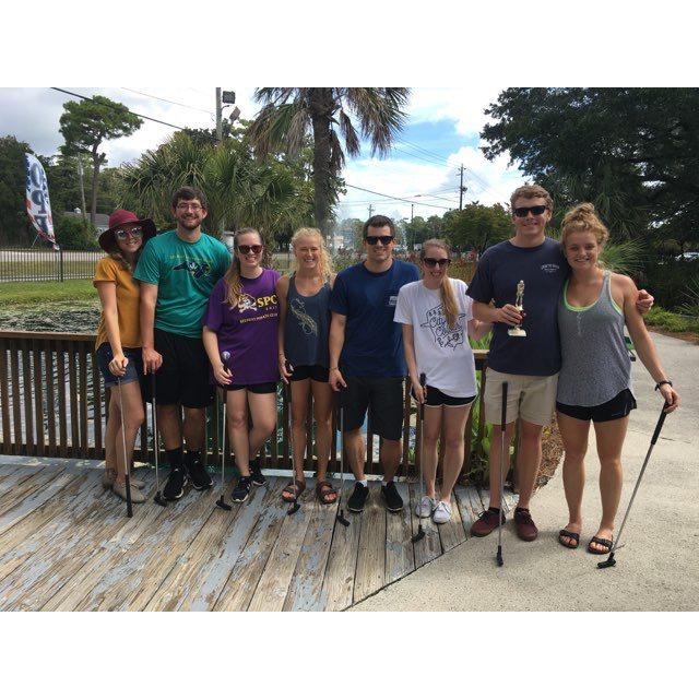 2018 - Commemorative goofy golf game in honor of Mychaela's grandma