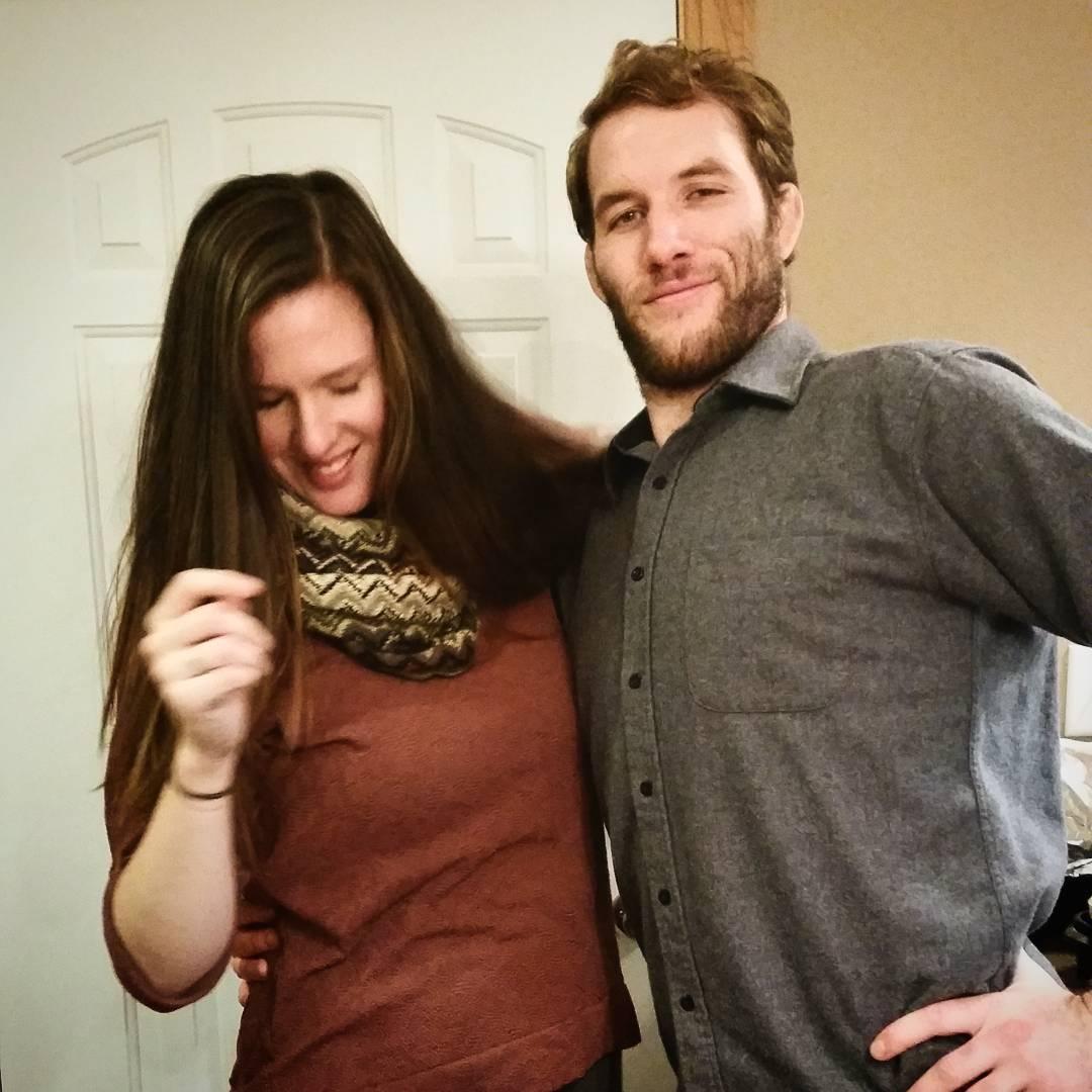Getting silly on Thanksgiving at the Meuer household.