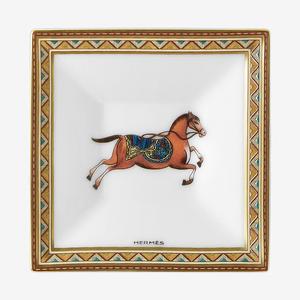 Hermes Cheval d'Orient square plate