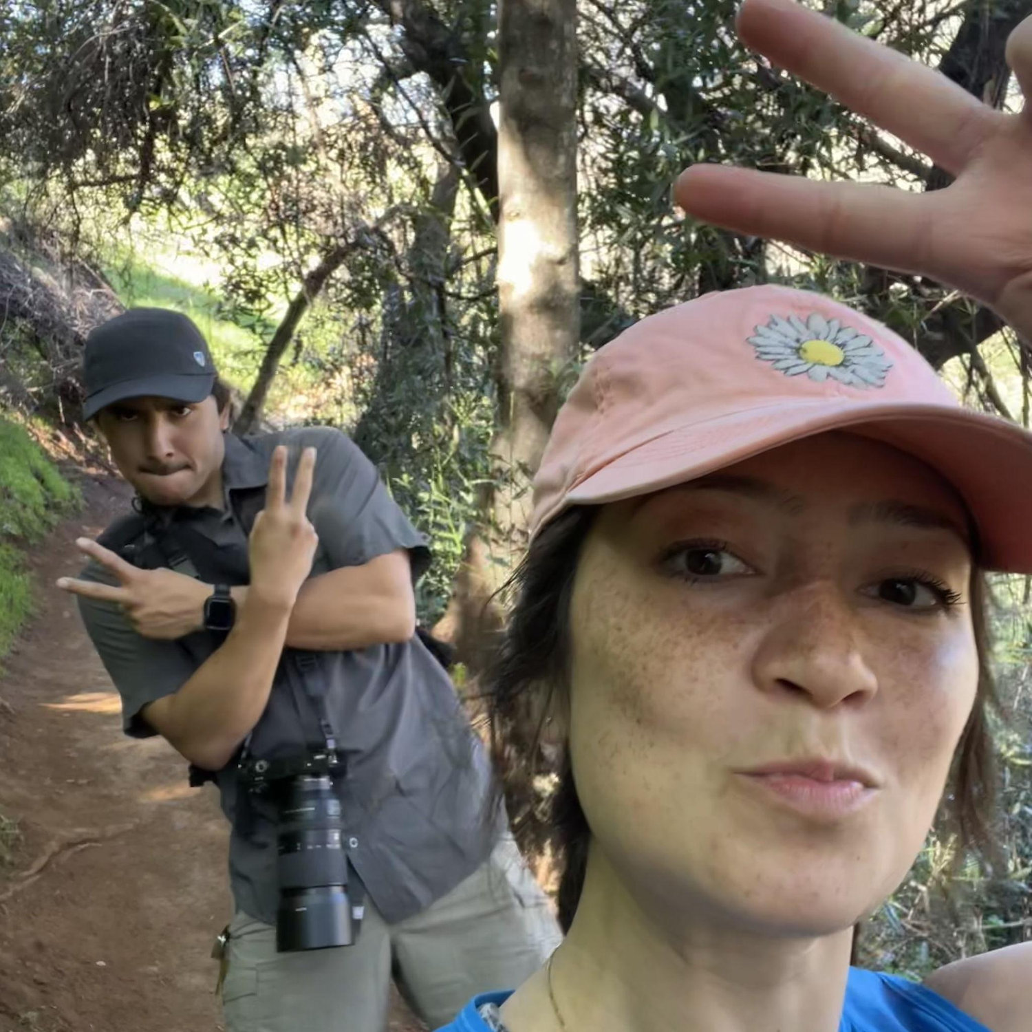 On a hike to Phantom Falls at North Table Mountain during the Super Bloom in 2023.