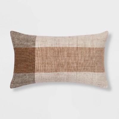 Oversized Textured Woven Lumbar Throw Pillow - Threshold™