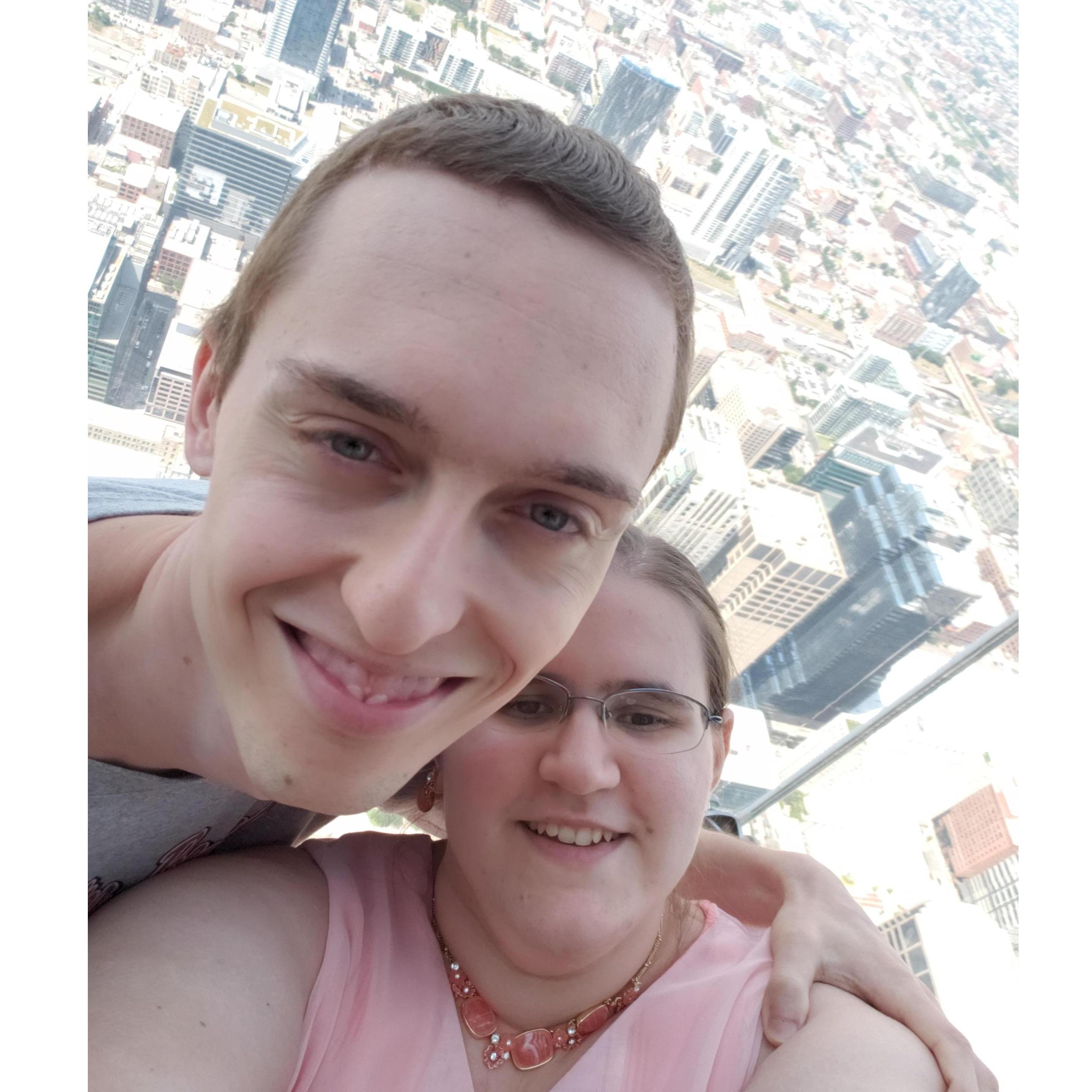 High above in the clouds of Chicago