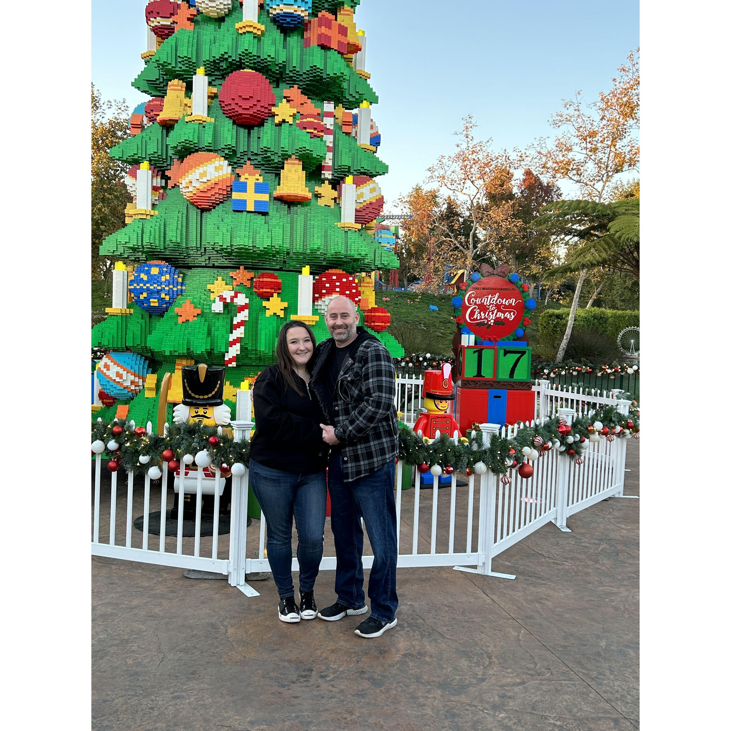 Legoland with my family.