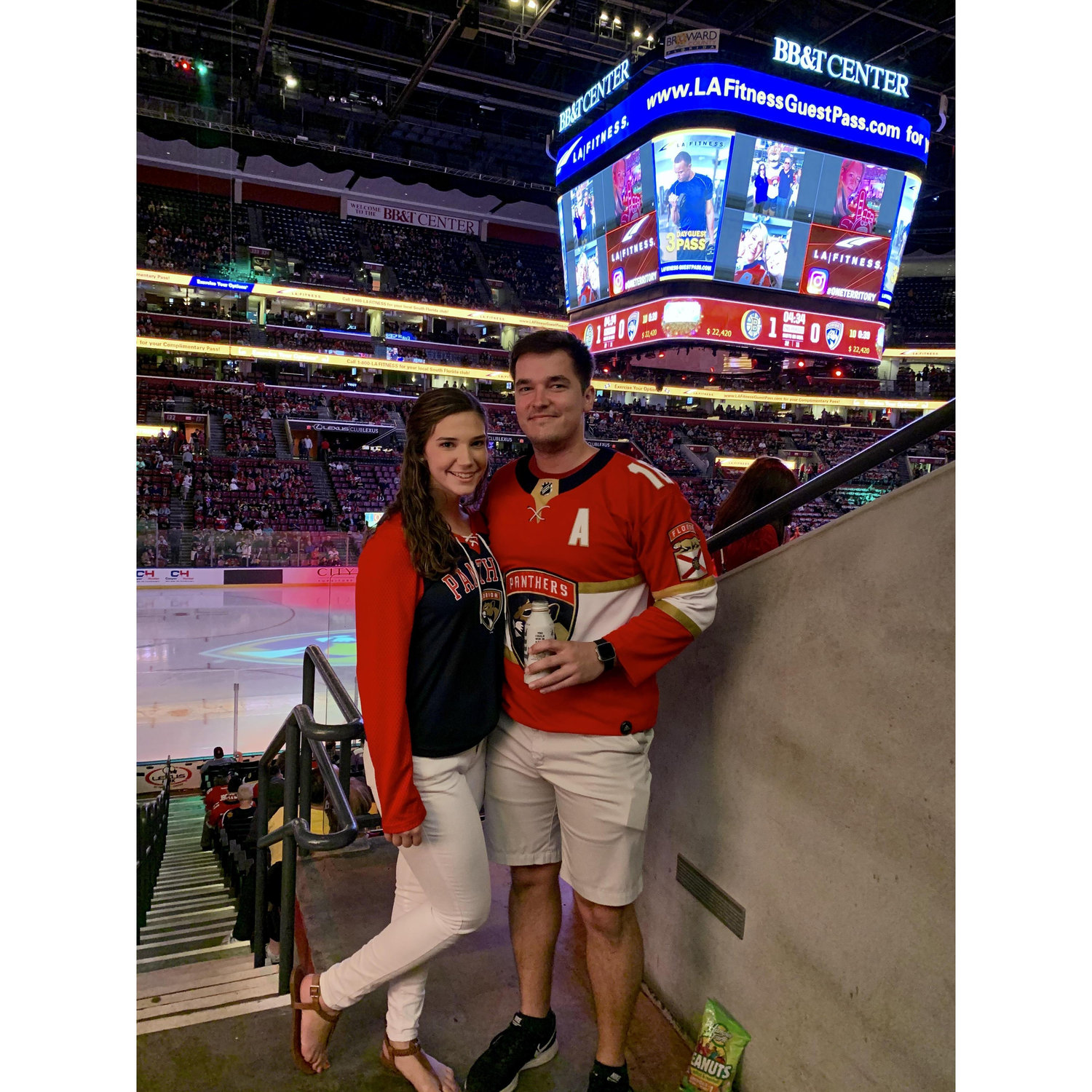 Tay's first NHL game!